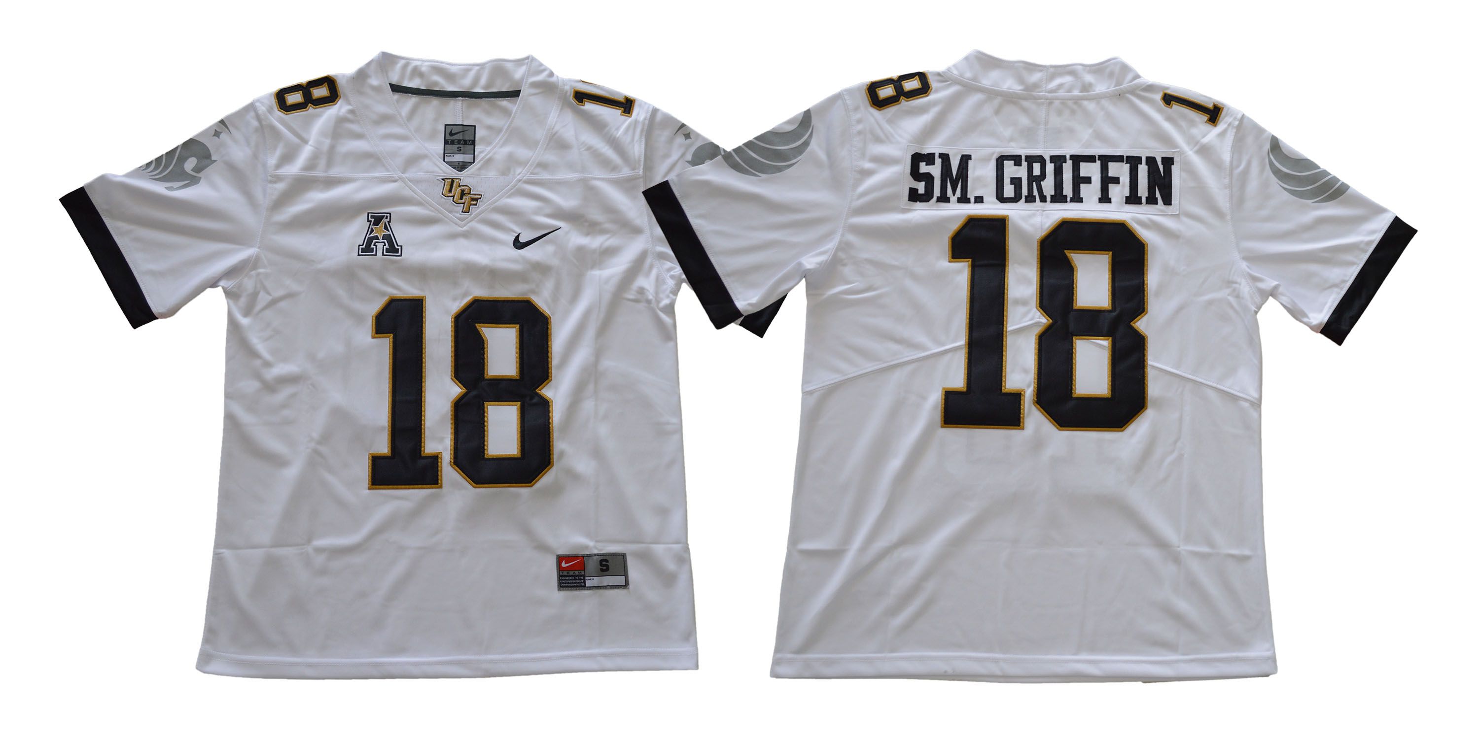 Men UCF 18 Sm.Griffin White Nike NCAA Jerseys